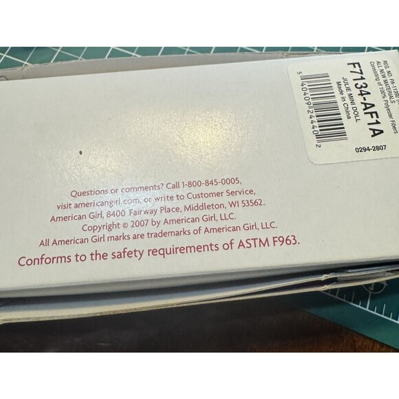 American Girl Mini Doll Julie 8" With Book Box 2007 Collectible Toy - Picture 6 of 7